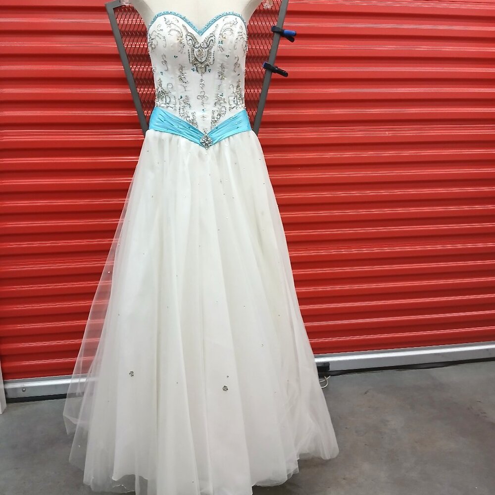 Prom Dress with Corset Lacing